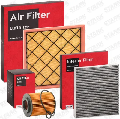 Produktbild von STARK Filterset Inspektionspaket Filtersatz für OPEL Astra J Sports Tourer (P10) ASTRA J Astra J GTC (P10) ASTRA J Stufenheck für CHEVROLET CRUZE