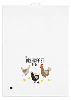 Produktbild von PPD Breakfast Club kitchen towel, Küchenhandtuch, Geschirrtuch, Handtuch, Leinen / Baumwolle, 70 x 50 cm, 185501504