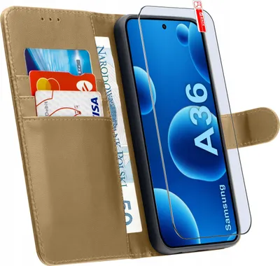 Zdjęcie produktu dla ETUI z klapką do Samsung A36 5G Zamykane Magnetyczne + SZKŁO