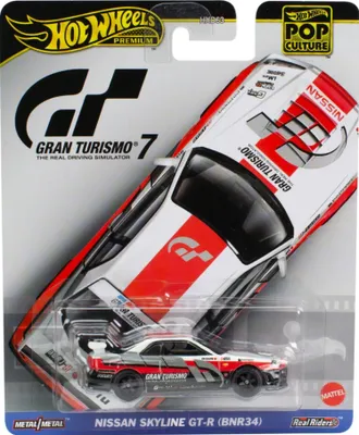 Produktbild von Hot Wheels HKC8 Premium Pop Culture Gran Turismo 7 Nissan Skyline GT-R (BNR34)