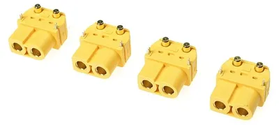 Imagen del producto de Conector XT-60PW chapado en oro para batería (4 unidades)