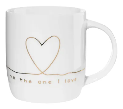 Produktbild von ASA XMAS Henkelbecher to the one I love 0,35 l