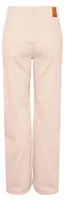Productafbeelding van Pieces Holly Wide Fit, hoge taille jeans, beige, maat 29/32, dames, beige, maat 29