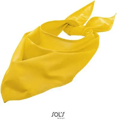 Immagine prodotto di SOLs 01198 | Bandana - Taglia unica: 62 x 62 x 80 cm - Colore: Giallo - Dimensioni: 62 x 62 x 80 cm