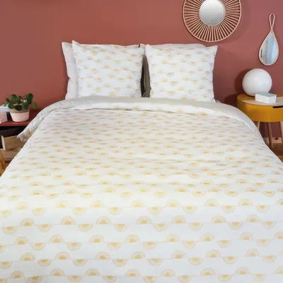 Immagine prodotto di Set di lenzuola 220 x 240 cm con motivo geometrico e 2 federe