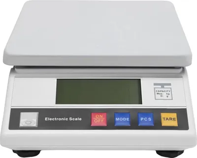 Obrázek produktu pro Digitální počítací váha, maximální kapacita 7500 g, LCD displej, BÍLÁ