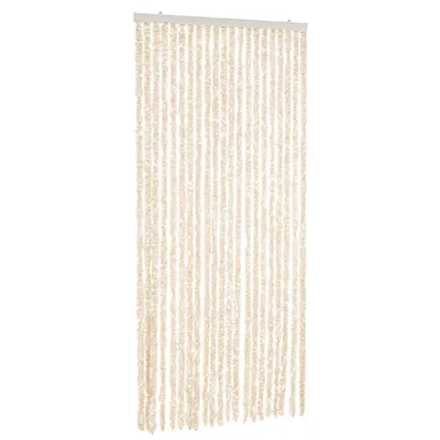 Immagine prodotto di vidaXL Tenda a mosca Beige e Bianco 90x220 cm Ciniglia