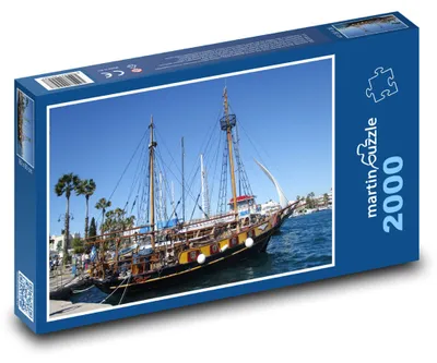 Obrázek produktu pro Puzzle 2000 Výletní loď v přístavu - martinpuzzle