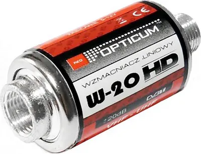Zdjęcie produktu dla Wzmacniacz antenowy W-20 20dB DVB-T 5-862 MHz