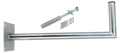 Produktbild von PremiumX 70-75cm Wandhalter Stahl verzinkt SAT Wandhalterung Schraubensatz