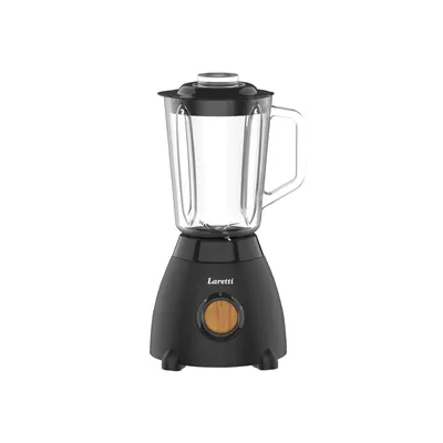 Zdjęcie produktu dla Mikser Laretti LR-FP7325, 500 W, 1,5 l, ostrza ze stali nierdzewnej, 2 prędkości + tryb pulsacyjny, mechanizm blokujący, czarny