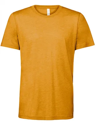 Produktbild von Canvas 3413 | Triblend Crew Neck T-Shirt / Meliert - Farbe: Mustard Triblend - Größe: XS