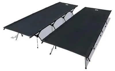 Image de Lit de camping, portable, design surélevé, 70 cm (28 pouces)