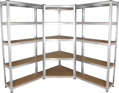 Produktbild von Monster Racking Lagerregale Regalsysteme Eckregale Schwerlastregale Steckregale Werkstattregale Kellerregale MDF