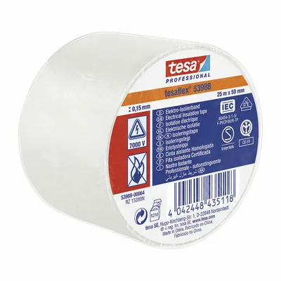 Produktbild von Tesa Isolierband weiß 25m x 50mm