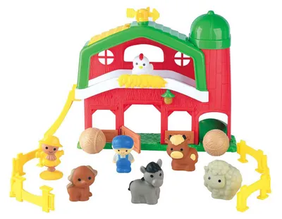 Image de Playgo Boerderij met Dieren Speelset - 17dlg.