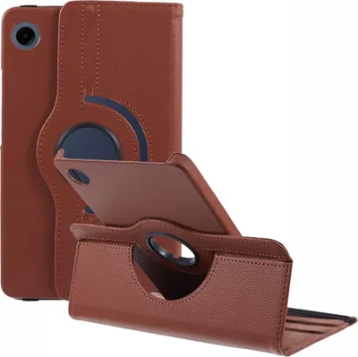 Produktbild von Samsung Galaxy Tab A11 / Tab A9 Hülle - Coverup 360° Rotating Klapphülle - Braun