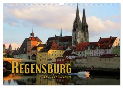 Zdjęcie produktu dla Odkryj Regensburg (kalendarz ścienny 2027, format DIN A3, poziomy), kalendarz miesięczny CALVENDO