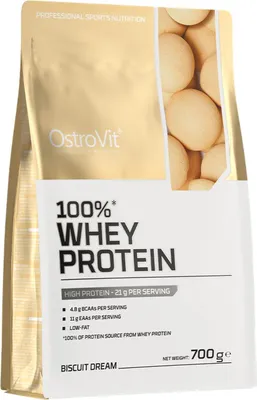 Produktbild von OstroVit 100% Whey Protein 700g Beutel Biscuit Dream