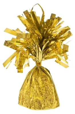 Produktbild von Foliendruckballon für Helium, holografisches Gold, 145 g. 1 Stück.