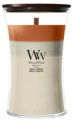 Immagine prodotto di Candela profumata WoodWick, fragranza Vaniglia Embers