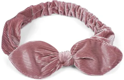 Produktbild von styleBREAKER Damen Cord Haarband mit Schleife und Gummizug, Stirnband, Headband, Retro Style, Haarschmuck 04026048