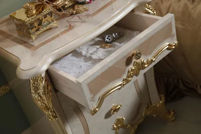 Produktbild von Nachttisch Design Tisch Möbel Nachttische Holz Schlafzimmer Beistelltisch Neu
