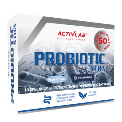 Image de PROBIOTIC XTRA synbiotique à haute concentration de bactéries Activlab Pharma