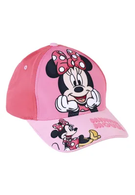 Immagine prodotto di Cappellino estivo Disney Minnie Mouse - Cappellino per bambini con stampa e protezione UV Rosa