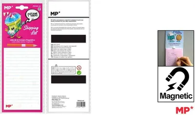 Image de Bloc-notes magnétique pour réfrigérateur avec crayon