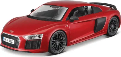 Image de Maisto - Audi R8 V10 Plus, rouge métal, chaîne de montage, 1:24