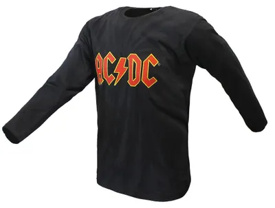 Zdjęcie produktu dla Koszulka z długim rękawem ACDC z ogromnym logo w stylu dip dye – rozmiar L