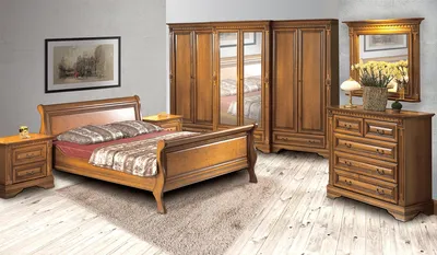 Immagine prodotto di Camera da letto Comodino Cassettiera Armadio Set 6 pezzi.