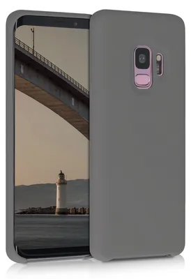 Produktbild von kwmobile Handyhülle für Samsung Galaxy S9 Hülle - Case Silikon - Kabelloses Laden - Schutzhülle Cover in Stone Dust
