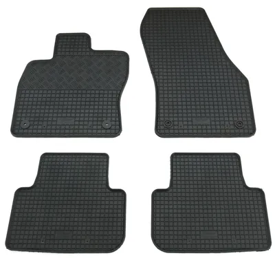 Gummifußmatten Set 4-teilig für VW Golf 7 Sportsvan (2014-), schwarz