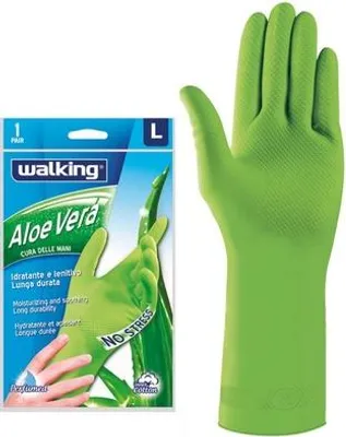 Image de Aloe Vera Gants de ménage hydratants - Vert - Grand