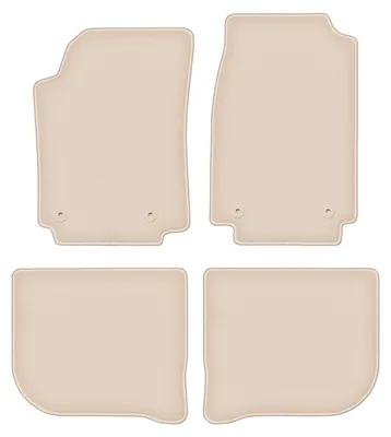 Produktbild von DURBAN Beige Velours-Fußmatten-Set für Audi 100 C4 Avant, Kombi, Limousine (1991-1994)