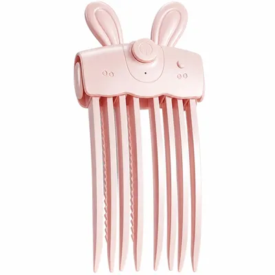 Produktbild von Volumen Haarspange mit Heizung, Kabelloser Haarwurzel Lifter für mehr Ansatzvolumen, 2 Heizstufen, USB-C Ladegerät, niedliches Hasen Design
