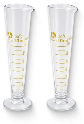 Produktbild von Messbecher Glas 10 ml Borosilikatglas 2 Stück Präzise Skalierung Labor Haushalt