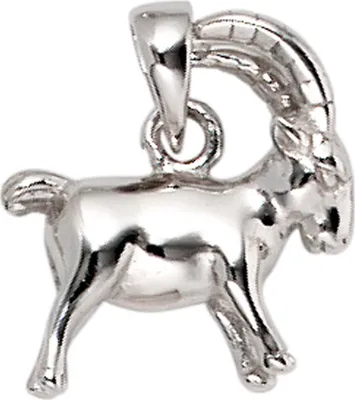 Produktbild von JOBO Anhänger Sternzeichen Steinbock 925 Sterling Silber rhodiniert