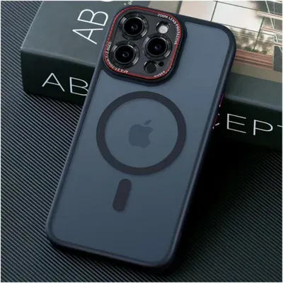 Produktbild von JUESHITUO iPhone 16 Pro Max Hülle Magsafe Militärschutz Kameraschutz Schwarz
