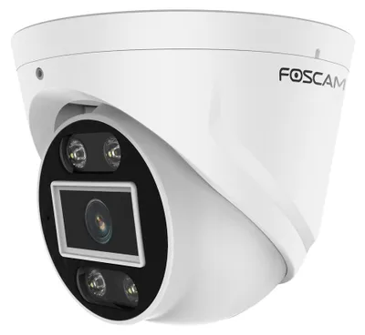 Produktbild von Foscam T5EP 5MP POE IP Kamera Weiß (T5EP 5MP POE BIALA) - Netzwerkkamera