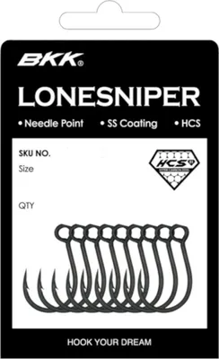 Produktbild von BKK LONESNIPER - Einzelhaken, Größe/Packungsinhalt:Gr. 1 / 8 Stück