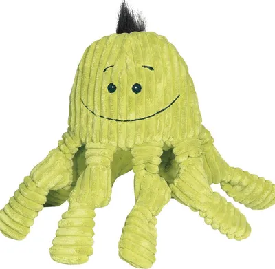 Produktbild von HuggleHounds Octo-Knottie, citron groß 34 x 28 x 13