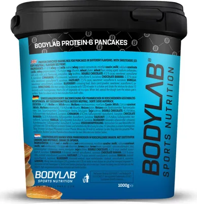 Produktbild von BODYLAB Protein-6 Pancakes - 1000g - Vanille