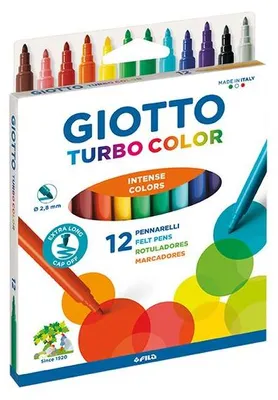 Produktbild von Giotto - Filzstift Turbo Color 12 Farben
