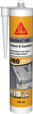 Immagine prodotto di SIKASEAL 189 Stucco adesivo per coperture SIKA grigio 310 ml