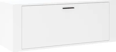 Produktbild von Wand-Schuhschrank Weiß 100x35x38 cm Holzwerkstoff
