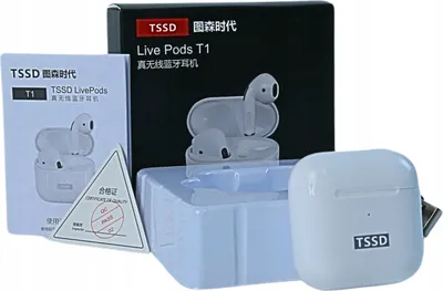 Zdjęcie produktu dla Słuchawki bezprzewodowe douszne TWS LIVE PODS T1