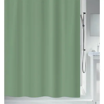 Immagine prodotto di Tenda da doccia Spirella antimuffa  antibatterica, lavabile, impermeabile in PEVA 180x200cm Verde Basilico